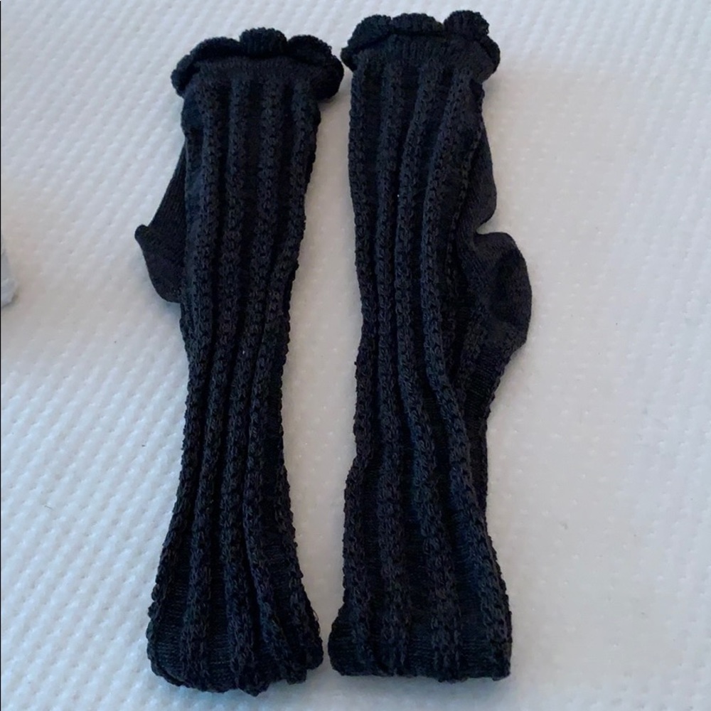 Over the knee cable socks